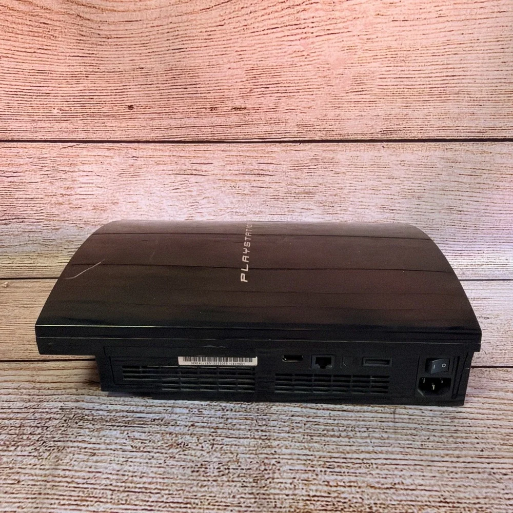 Sony PlayStation 3 Black Console CECHG01 PARTS/REPAIR NOT WORKING Console only